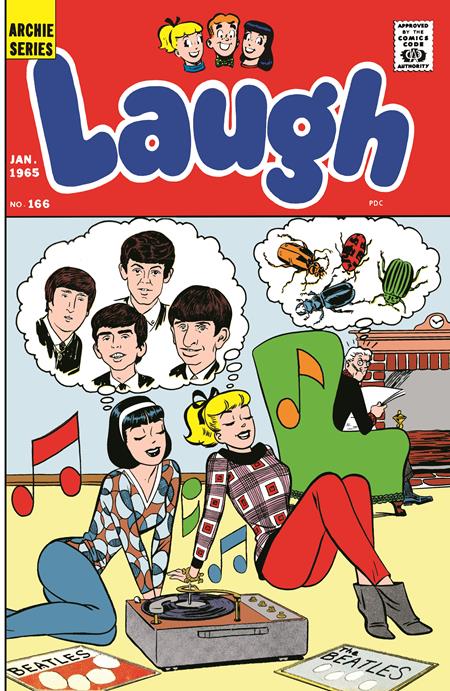 LAUGH #166 FACSIMILE EDITION CVR A HARRY LUCEY MARIO ACQUAVIVA FOC July 20, 2026