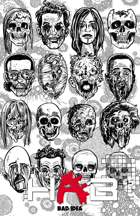 HAB #5 (OF 6) CVR E DAVID LAPHAM BW DEAD SKULLS VAR FOC July 27, 2026
