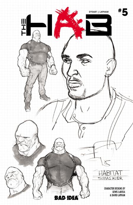 HAB #5 (OF 6) CVR F INC 1:20 LEWIS LAROSA DAVID LAPHAM CHARACTER DESIGN VAR FOC July 27, 2026