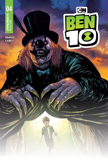 BEN 10 #4 CVR M INC 1:50 ROBERT CAREY SIGNED BY STEVEN T. SEAGLE (NET) FOC July 13, 2026