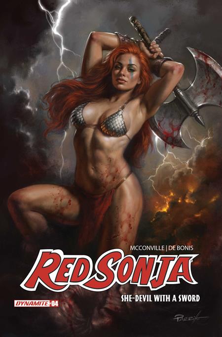 RED SONJA SHE DEVIL WITH A SWORD #4 CVR B LUCIO PARRILLO VAR FOC July 13, 2026