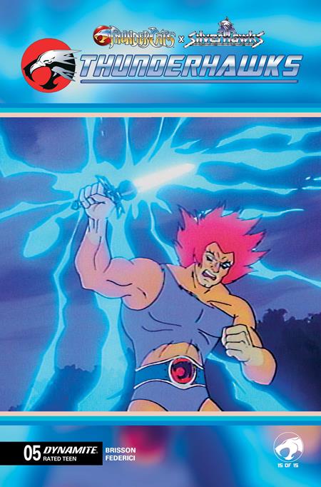 THUNDERCATS X SILVERHAWKS THUNDERHAWKS #5 CVR E ANIMATION ART VAR FOC August 3, 2026