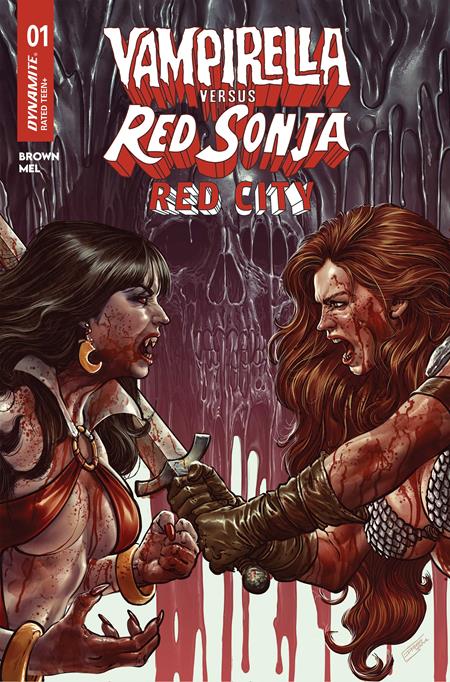 VAMPIRELLA VS RED SONJA RED CITY #1 CVR B DIEGO YAPUR VAR FOC July 13, 2026
