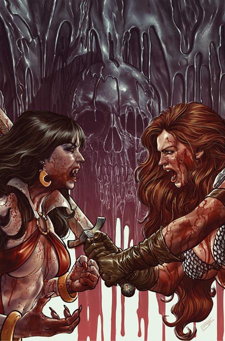 VAMPIRELLA VS RED SONJA RED CITY #1 CVR J INC 1:15 DIEGO YAPUR VIRGIN VAR FOC July 13, 2026