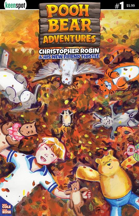 POOH BEAR ADVENTURES CHRISTOPHER ROBIN & HIS NEW FRIEND THISTLE #1 (ONE SHOT) CVR A TESSA ROSE THE GANGS ALL HERE FOC July 6, 2026
