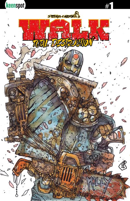 WALK TOTAL DESTRUCTION #1 (ONE SHOT) CVR C STEFANO CARDOSELLI HOLOFOIL FLIP VAR FOC July 6, 2026