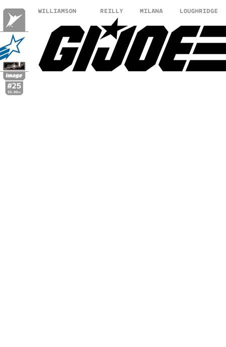 GI JOE #25 CVR G BLANK SKETCH JOE VAR FOC July 20, 2026