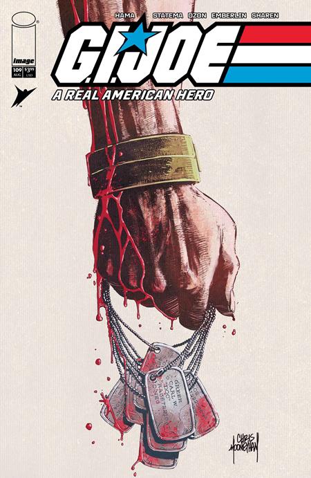 GI JOE A REAL AMERICAN HERO #109 HAMA FILES EDITION CVR B CHRIS MOONEYHAM VAR FOC August 3, 2026