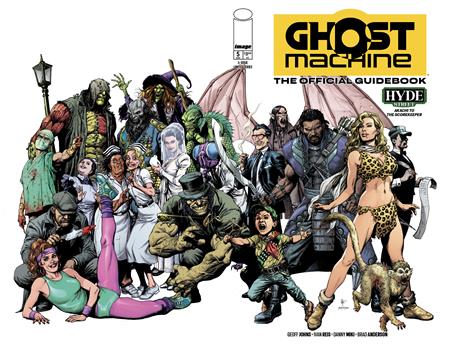 GHOST MACHINE THE OFFICIAL GUIDEBOOK #5 (OF 5) CVR A GARY FRANK & BRAD ANDERSON WRAPAROUND FOC July 13, 2026