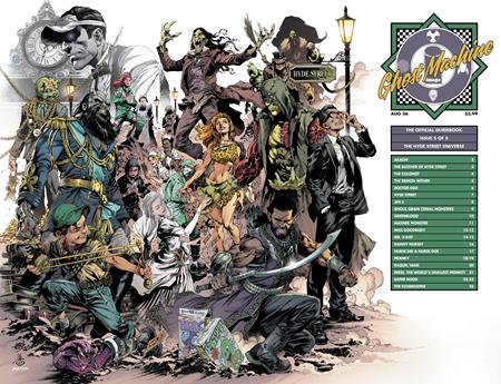 GHOST MACHINE THE OFFICIAL GUIDEBOOK #5 (OF 5) CVR C IVAN REIS & DANNY MIKI WRAPAROUND VAR FOC July 13, 2026