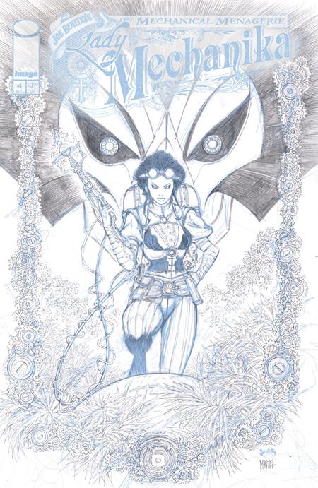 LADY MECHANIKA THE MECHANICAL MENAGERIE #4 (OF 4) CVR C INC 1:10 JOE BENITEZ & MARTIN MONTIEL B&W VAR FOC July 27, 2026