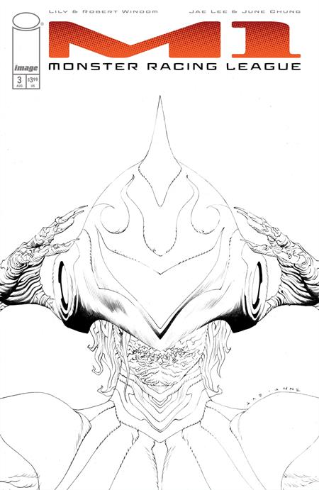 M1 MONSTER RACING LEAGUE #3 CVR C INC 1:25 JAE LEE B&W VAR FOC July 27, 2026