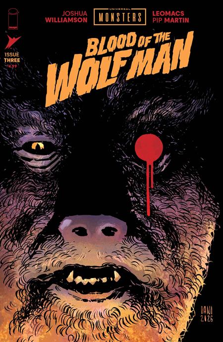 UNIVERSAL MONSTERS BLOOD OF THE WOLF MAN #3 (OF 4) CVR E INC 1:50 DANI & BRAD SIMPSON VAR FOC August 3, 2026