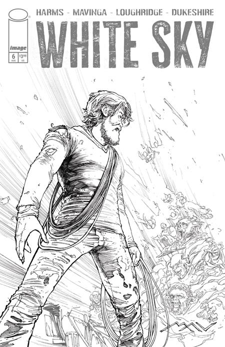 WHITE SKY #6 CVR C JP MAVINGA B&W VAR (MR) FOC August 3, 2026