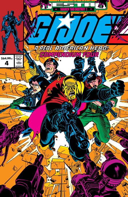 GI JOE A REAL AMERICAN HERO COMPENDIUM TP VOL 04 DIRECT MARKET EXCLUSIVE MICHAEL GOLDEN CVR FOC July 13, 2026