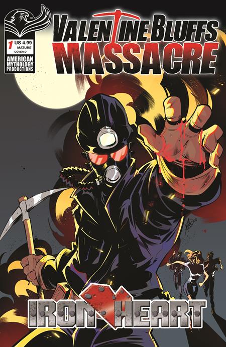 VALENTINE BLUFFS MASSACRE IRON HEART #1 (OF 2) CVR D ANDREA ARCARI VAR (MR) FOC August 3, 2026