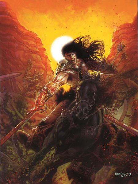 SAVAGE SWORD OF CONAN REFORGED #6 CVR D TONY HARRIS VIRGIN FOIL VAR (MR) FOC July 6, 2026