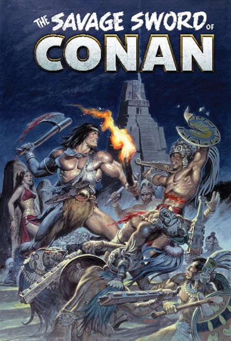 SAVAGE SWORD OF CONAN THE ORIGINAL COMICS OMNIBUS HC VOL 12 EARL NOREM DIRECT MARKET EDITION CVR (MR) FOC July 27, 2026