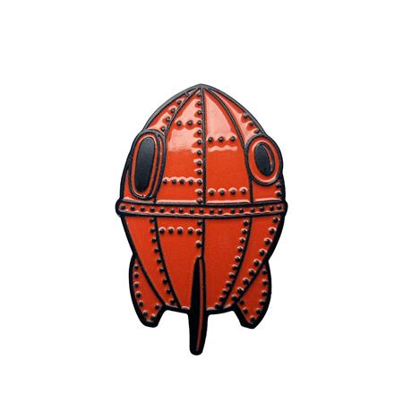 WALLACE & GROMIT ROCKET SHIP ENAMEL PIN BADGE FOC August 3, 2026