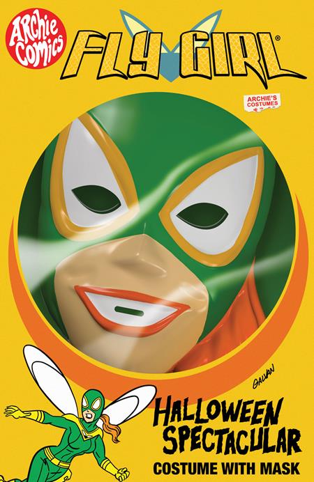 ARCHIES HALLOWEEN SPECTACULAR (ONE SHOT) CVR C BILL GALVAN FLY-GIRL MASK VAR FOC August 10, 2026