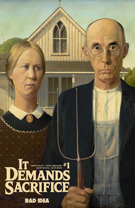 IT DEMANDS SACRIFICE #1 (OF 4) CVR E GRANT WOOD OLD MASTERS VAR FOC August 24, 2026