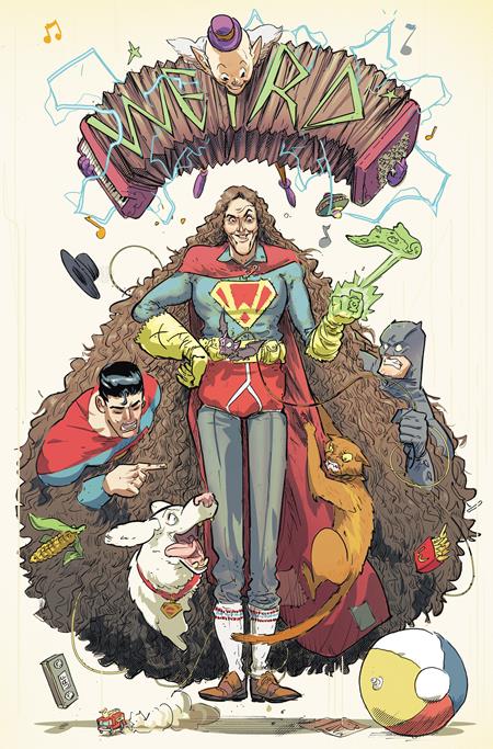 BATMAN SUPERMAN WEIRD AL WORLDS WEIRDEST #1 (ONE SHOT) CVR C RILEY ROSSMO CARD STOCK VAR FOC August 10, 2026