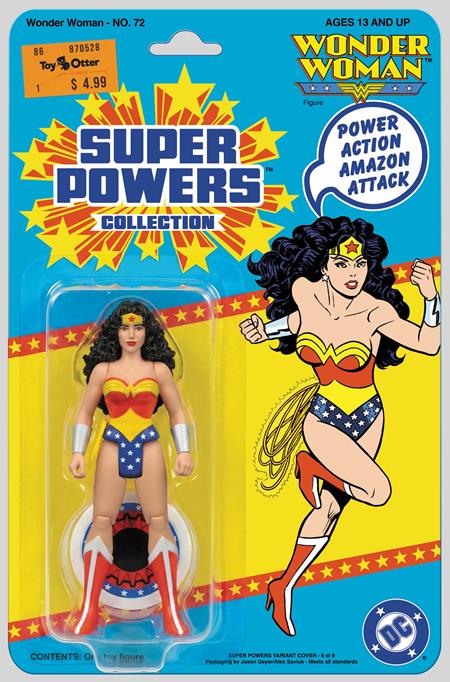 WONDER WOMAN #72 FACSIMILE EDITION CVR B JASON GEYER & ALEX SAVIUK WONDER WOMAN SUPER POWERS CARD STOCK VAR FOC August 31, 2026