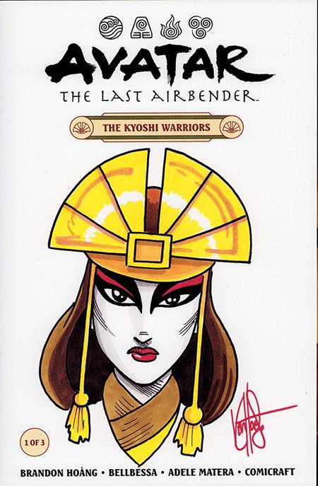 DF AVATAR THE LAST AIRBENDER  THE KYOSHI WARRIORS #1 SIGNED AND REMARKED BY KEN HAESER FOC August 3, 2026