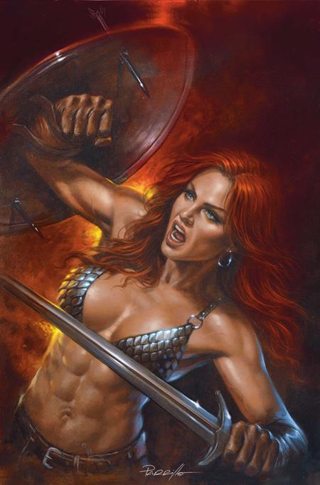 RED SONJA SHE DEVIL WITH A SWORD #5 CVR J INC 1:15 LUCIO PARRILLO VIRGIN VAR FOC August 10, 2026