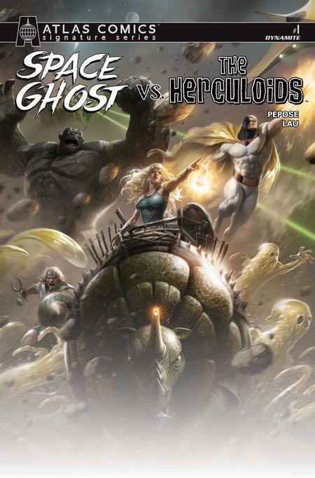 SPACE GHOST VS THE HERCULOIDS #1 CVR J FRANCESCO MATTINA ATLAS EDITION SIGNED BY DAVID PEPOSE VAR FOC August 24, 2026