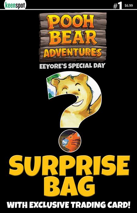 POOH BEAR ADVENTURES EEYORES SPECIAL DAY #1 (ONE SHOT) CVR D SURPRISE COVER BAGGED WITH TRADING CARD VAR FOC July 27, 2026