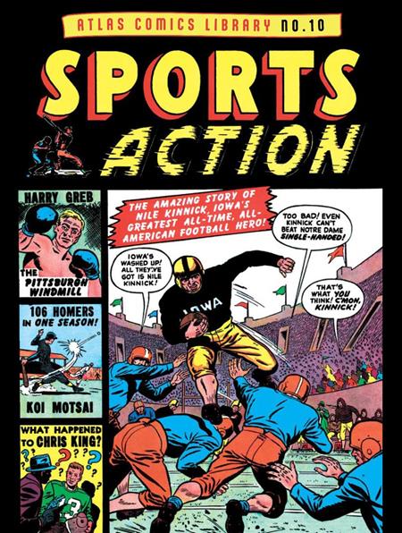ATLAS COMICS LIBRARY HC NO 10 SPORTS ACTION (MR) FOC August 17, 2026