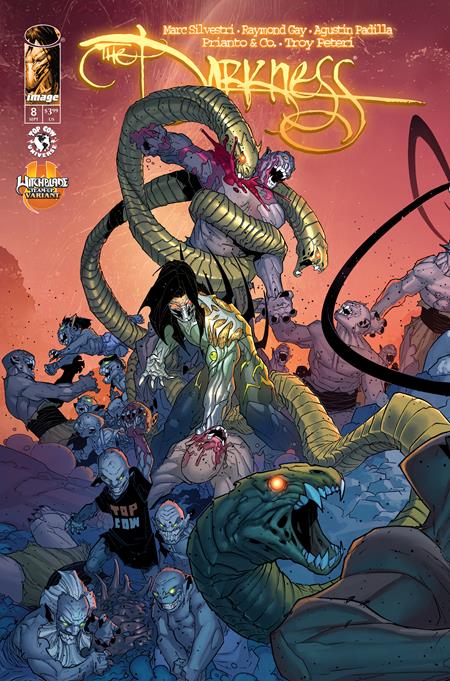DARKNESS (2025) #8 CVR C PAT BOUTIN & STEVE FIRCHOW CONNECTING WITCHBLADE TEAM UP VAR FOC August 24, 2026