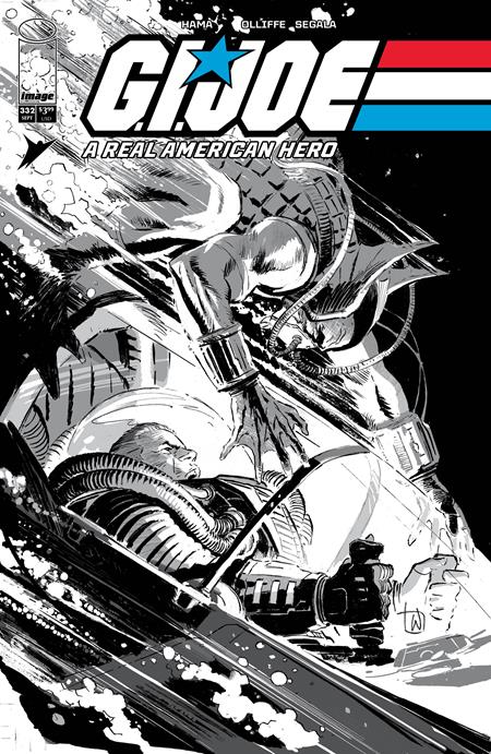 GI JOE A REAL AMERICAN HERO #332 CVR B LEE WEEKS B&W VAR FOC August 17, 2026