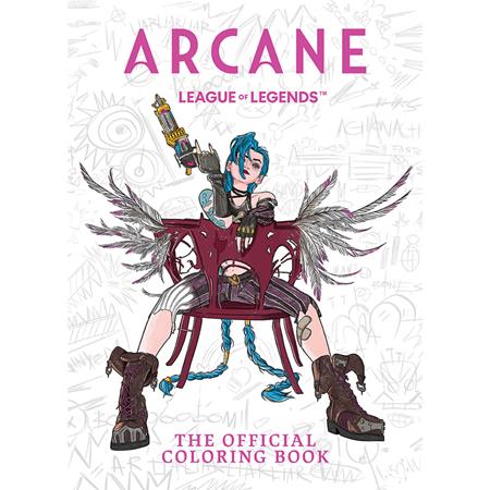 ARCANE TP THE OFFICIAL COLORING BOOK FOC August 3, 2026
