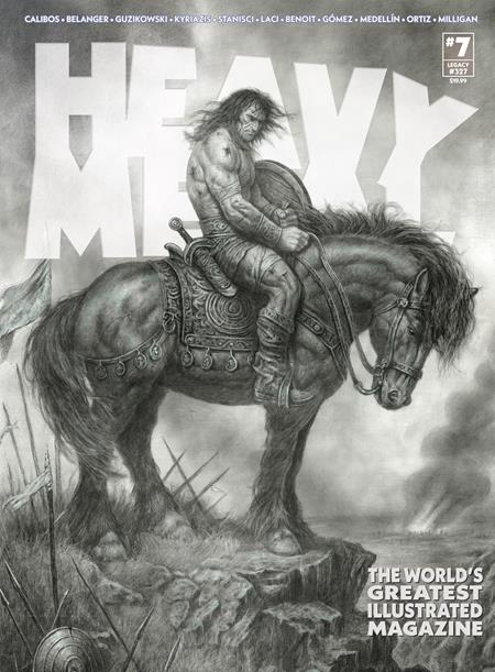 HEAVY METAL MAGAZINE #7 CVR B CALIBOS VAR FOC August 3, 2026