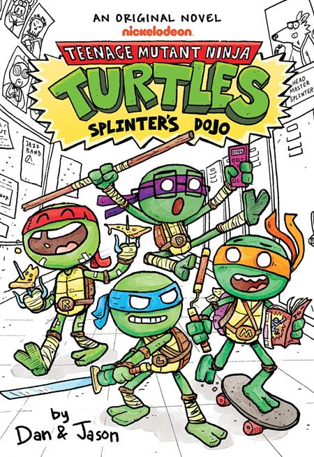 TEENAGE MUTANT NINJA TURTLE ILLUSTRATED NOVEL VOL 01 SPLINTERS DOJO FOC July 27, 2026
