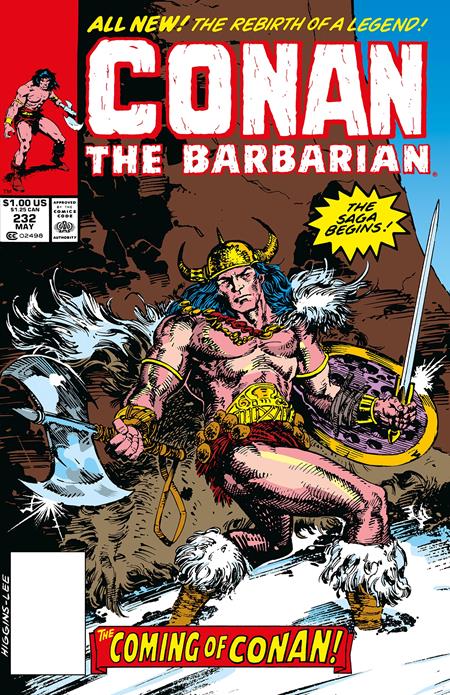 CONAN THE BARBARIAN THE ORIGINAL COMICS OMNIBUS HC VOL 09 REGULAR EDITION MICHAEL HIGGINS (MR) FOC August 24, 2026
