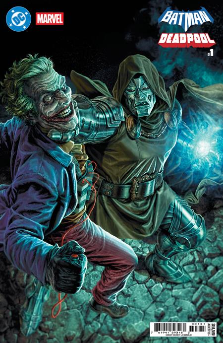 DC MARVEL BATMAN DEADPOOL #1 (ONE SHOT) CVR C LEE BERMEJO JOKER DR DOOM CARD STOCK VAR