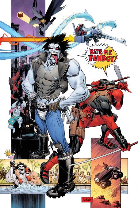 DC MARVEL BATMAN DEADPOOL #1 (ONE SHOT) CVR M SEAN GORDON MURPHY LOBO DEADPOOL CARD STOCK VAR