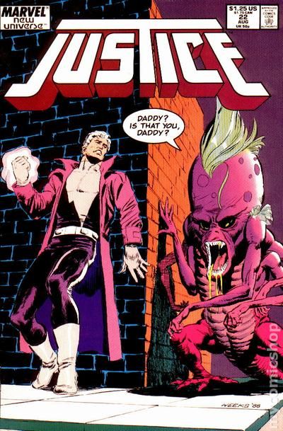 Justice #22 - 1986 series Marvel comics