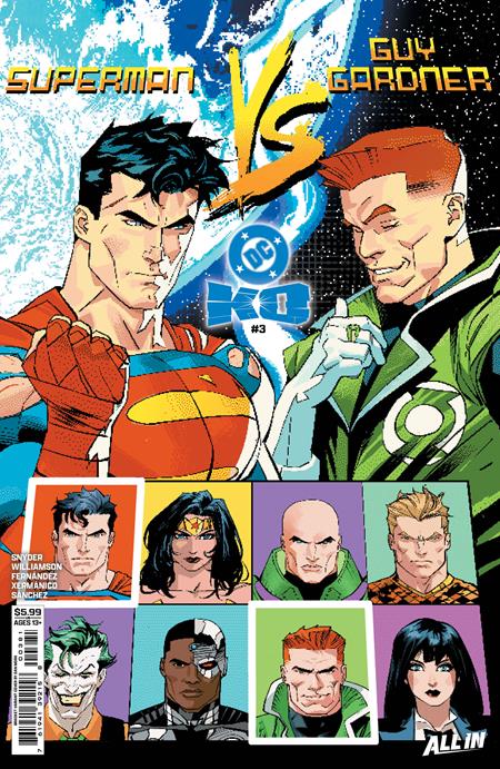 DC K.O. #3 (OF 5) CVR G DAN MORA BRACKET CARD STOCK VAR