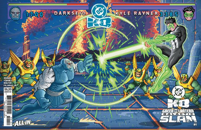 DC K.O. GREEN LANTERN GALACTIC SLAM #1 (ONE SHOT) CVR E JUAN FERREYRA WRAPAROUND CARD STOCK VAR