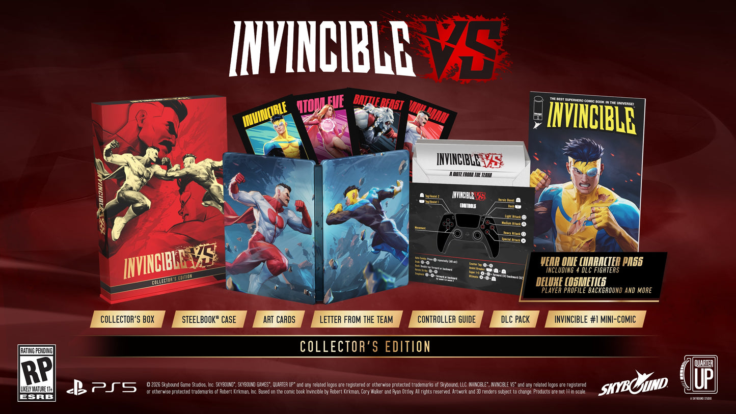 INVINCIBLE VS PS5 COLLECTORS EDITION BUNDLE WITH EXCLUSIVE COMIC BOOK