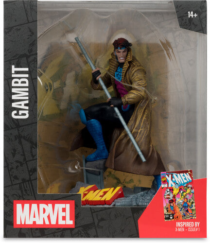 McFarlane Toys - X-MEN #1 - Gambit 1:10th Scale Collectible with Scene