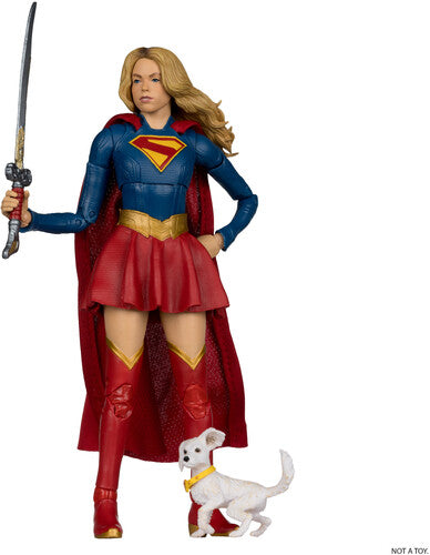 McFarlane Toys - DC Multiverse - Supergirl Movie - 7" Supergirl & Puppy Krypto Action Figure (Deluxe Theatrical Edition)