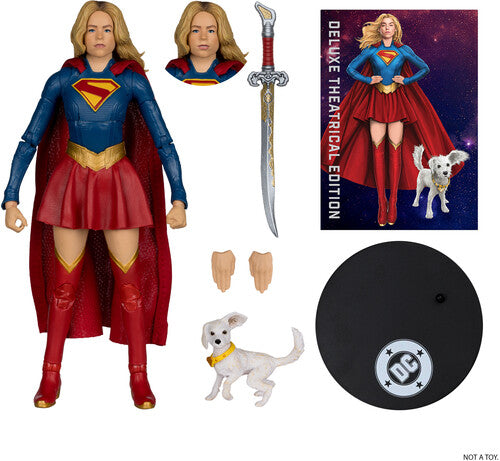 McFarlane Toys - DC Multiverse - Supergirl Movie - 7" Supergirl & Puppy Krypto Action Figure (Deluxe Theatrical Edition)