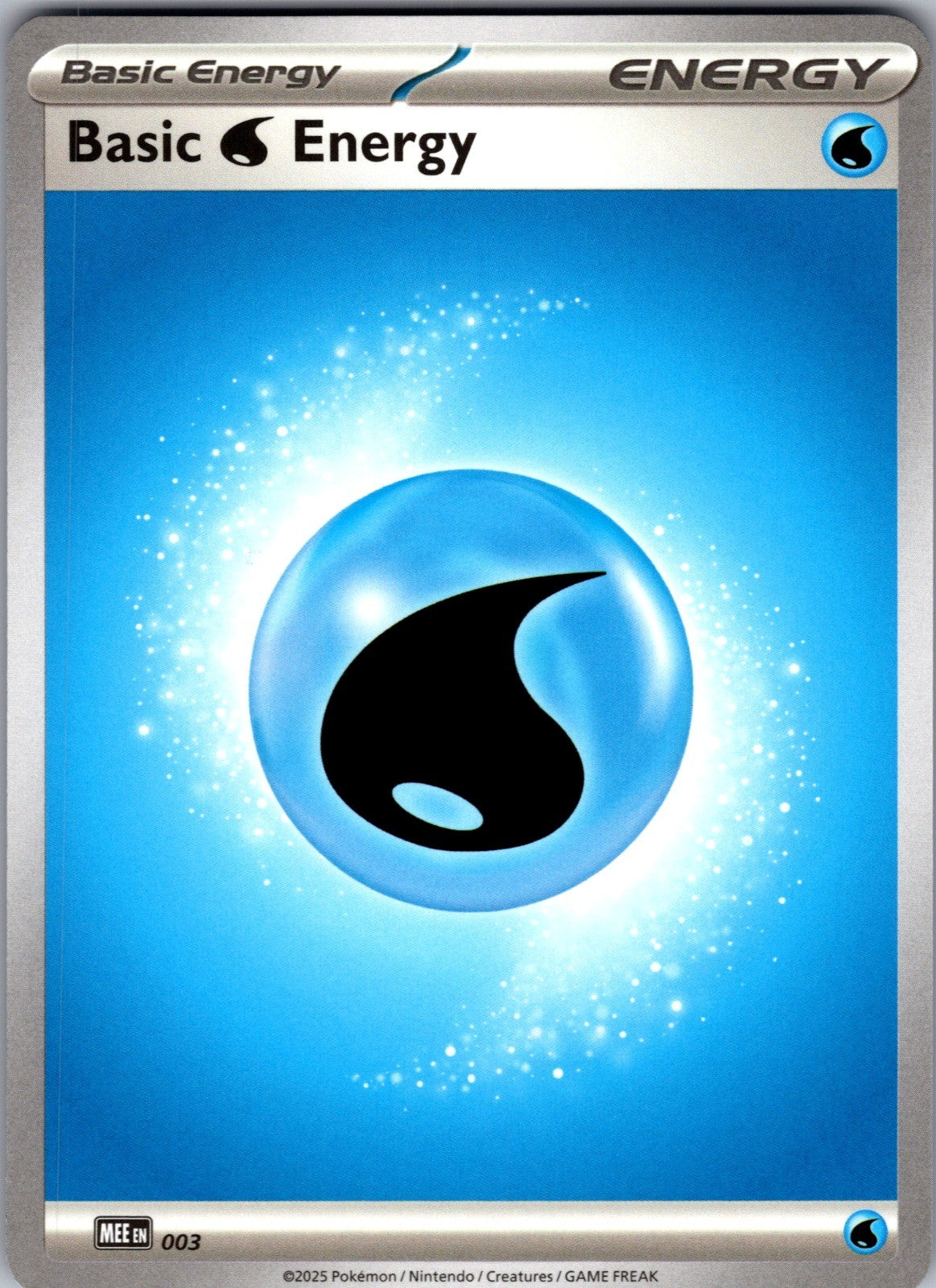 Basic Water Energy - 003 Common MEE: Mega Evolution Energies 3 LP