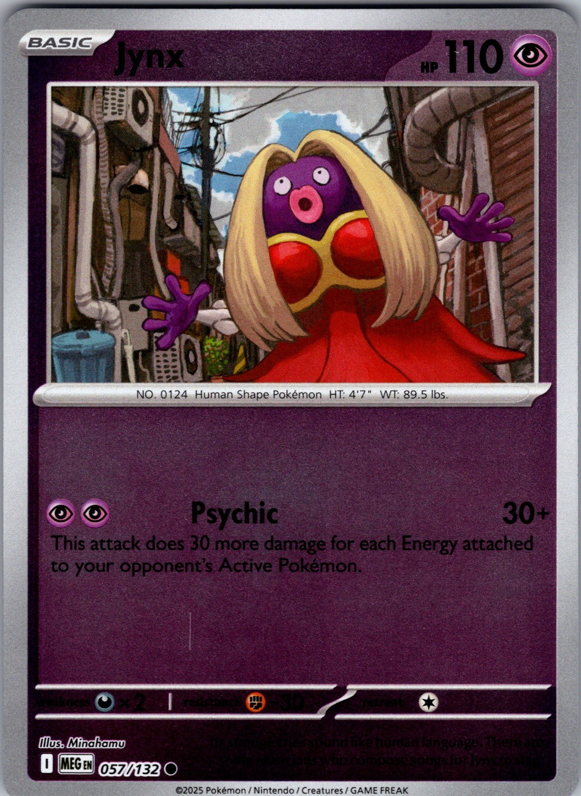 Jynx Common ME01: Mega Evolution 057/132 LP