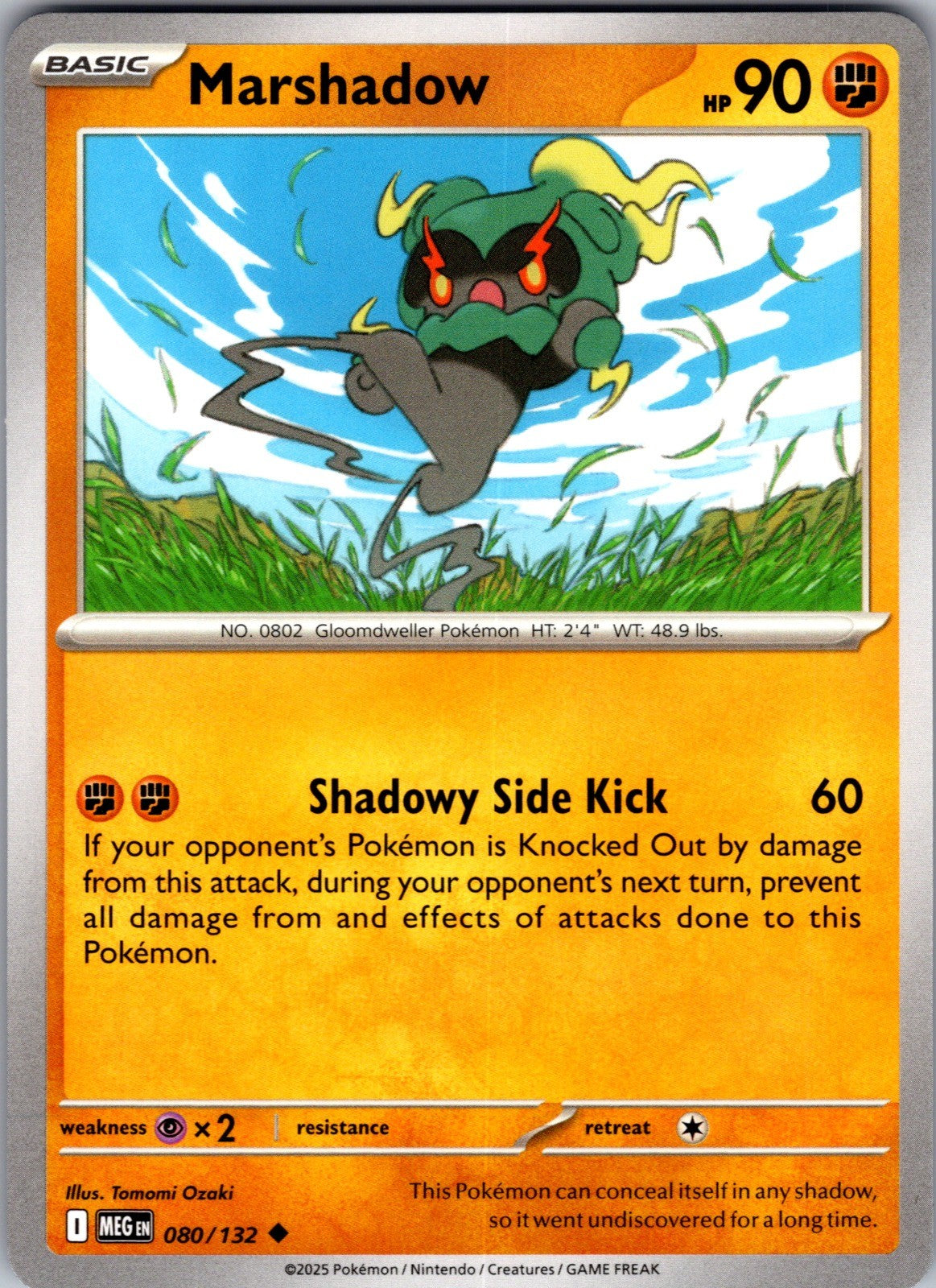 Marshadow Uncommon ME01: Mega Evolution 080/132 LP